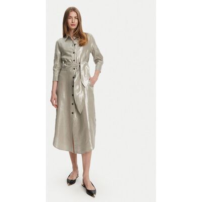 Marella Sommerkleid Talpa 2513221134 Grau Regular Fit 42 female Marella Sommerkleid Talpa 2513221134 Grau Regular Fit 42 female