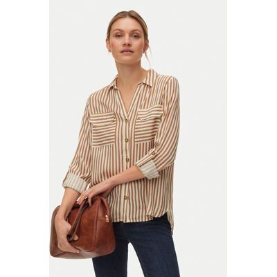 Vero Moda Hemd Bumpy 10275283 Beige Regular Fit M female Vero Moda Hemd Bumpy 10275283 Beige Regular Fit M female