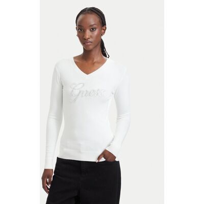 Guess Pullover W6YR29 Z0977 Creme Regular Fit M female Guess Pullover W6YR29 Z0977 Creme Regular Fit M female