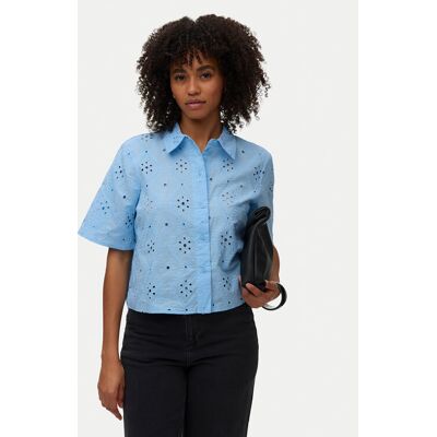 Vero Moda Hemd Eliza 10342754 Hellblau Regular Fit S female Vero Moda Hemd Eliza 10342754 Hellblau Regular Fit S female