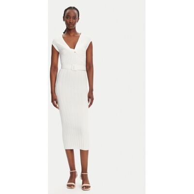 Liu Jo Strickkleid WA5365 MS55N Weiß Slim Fit L female Liu Jo Strickkleid WA5365 MS55N Weiß Slim Fit L female
