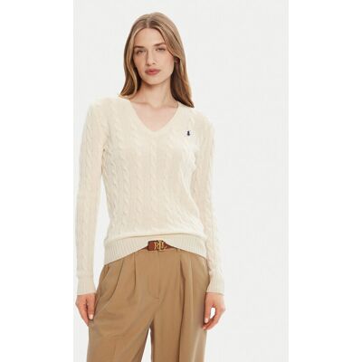Polo Ralph Lauren Pullover 211971866001 Écru Slim Fit XL female Polo Ralph Lauren Pullover 211971866001 Écru Slim Fit XL female