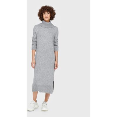 ONLY Strickkleid Brandie 15214595 Grau Relaxed Fit M female ONLY Strickkleid Brandie 15214595 Grau Relaxed Fit M female