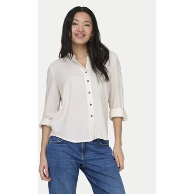ONLY Hemd Goa 15363991 Weiß Loose Fit M female ONLY Hemd Goa 15363991 Weiß Loose Fit M female