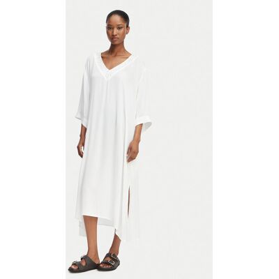 Selmark Strandkleid V-Neck BN395 Weiß Relaxed Fit M female Selmark Strandkleid V-Neck BN395 Weiß Relaxed Fit M female