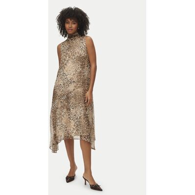Vero Moda Sommerkleid Smilla 10345453 Beige Regular Fit M female Vero Moda Sommerkleid Smilla 10345453 Beige Regular Fit M female