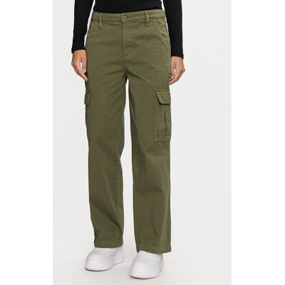 Guess Jeans Cargohose W4YB61 WGCV1 Khakifarben Relaxed Fit 26_32 female Guess Jeans Cargohose W4YB61 WGCV1 Khakifarben Relaxed Fit 26_32 female