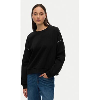Vero Moda Sweatshirt Lotte 10333544 Schwarz Regular Fit M female Vero Moda Sweatshirt Lotte 10333544 Schwarz Regular Fit M female