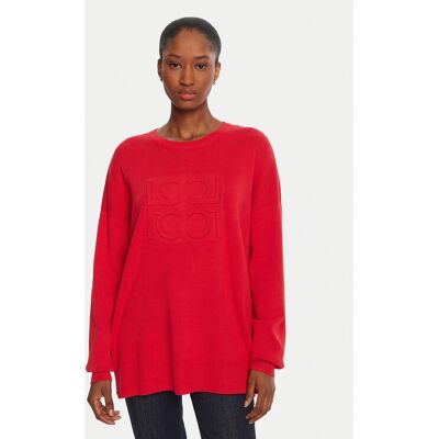 LOLA CASADEMUNT Pullover LF2511004 Rot Loose Fit XS female LOLA CASADEMUNT Pullover LF2511004 Rot Loose Fit XS female