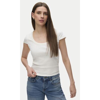 Vero Moda T-Shirt Chloe 10344953 Weiß Slim Fit S female Vero Moda T-Shirt Chloe 10344953 Weiß Slim Fit S female