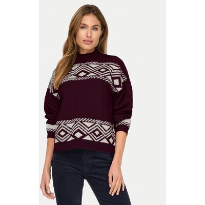ONLY Rollkragenpullover Victoria 15321179 Violett Regular Fit XS female ONLY Rollkragenpullover Victoria 15321179 Violett Regular Fit XS female