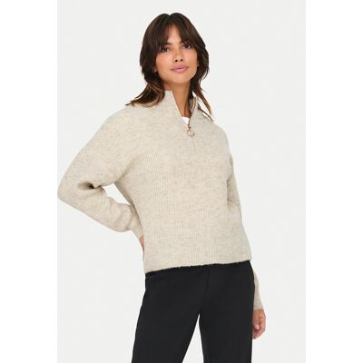 ONLY Pullover Tokyo 15317865 Beige Standard Fit XS female ONLY Pullover Tokyo 15317865 Beige Standard Fit XS female
