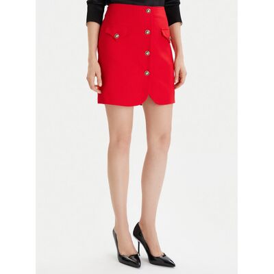 Morgan Minirock 252-JADOR.F Rot Slim Fit 34 female Morgan Minirock 252-JADOR.F Rot Slim Fit 34 female