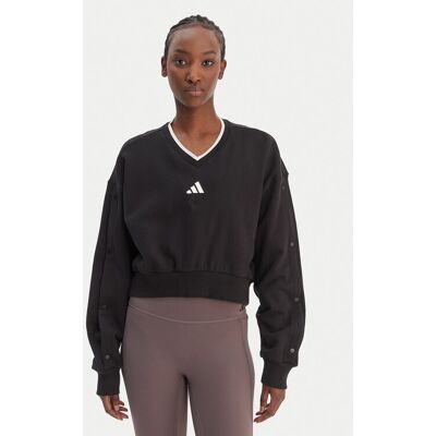 adidas Sweatshirt Stadium KC4980 Schwarz Loose Fit M female adidas Sweatshirt Stadium KC4980 Schwarz Loose Fit M female