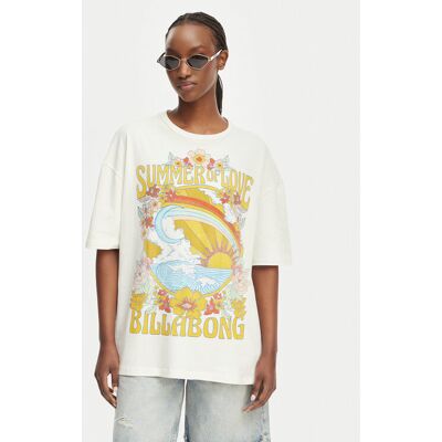 Billabong T-Shirt Summer Of Love EBJZT00592 Weiß Loose Fit xs_6 female Billabong T-Shirt Summer Of Love EBJZT00592 Weiß Loose Fit xs_6 female
