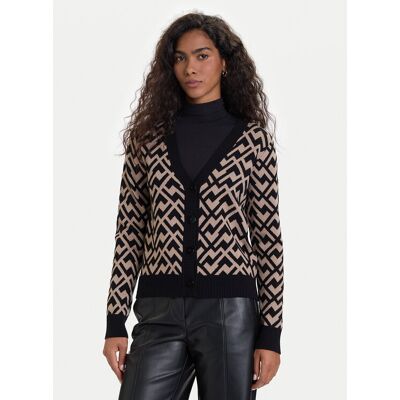 Vero Moda Strickjacke Aria 10314507 Schwarz Regular Fit L female Vero Moda Strickjacke Aria 10314507 Schwarz Regular Fit L female