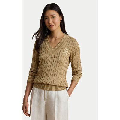 LAUREN RALPH LAUREN Pullover Meren 200888795013 Beige Regular Fit XS female LAUREN RALPH LAUREN Pullover Meren 200888795013 Beige Regular Fit XS female