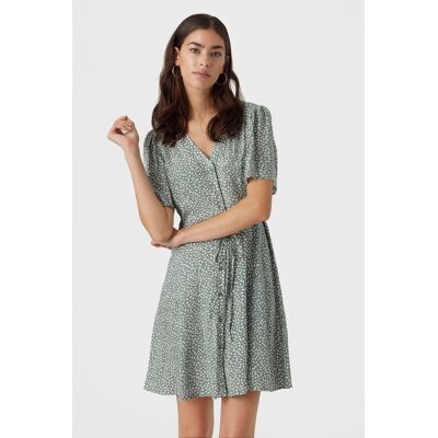 Vero Moda Sommerkleid Alba 10292845 Grün Regular Fit L female Vero Moda Sommerkleid Alba 10292845 Grün Regular Fit L female