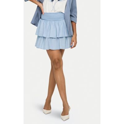 ONLY Minirock Charis 15363983 Hellblau Regular Fit M female ONLY Minirock Charis 15363983 Hellblau Regular Fit M female