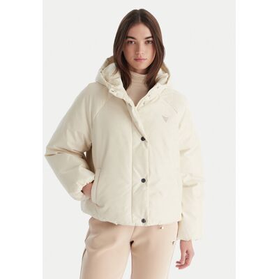 Guess Winterjacke V5BL07 WGLW2 Écru Relaxed Fit L female Guess Winterjacke V5BL07 WGLW2 Écru Relaxed Fit L female