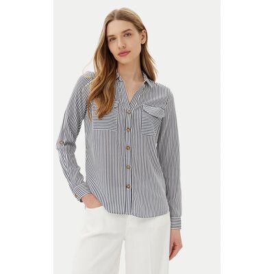 Vero Moda Hemd Bumpy 10275283 Dunkelblau Regular Fit S female Vero Moda Hemd Bumpy 10275283 Dunkelblau Regular Fit S female