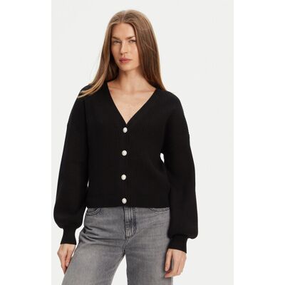 Guess Strickjacke W5YR07 Z2ZK2 Schwarz Relaxed Fit S female Guess Strickjacke W5YR07 Z2ZK2 Schwarz Relaxed Fit S female