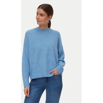 Vero Moda Pullover Vmboom 10320463 Himmelblau Loose Fit M female Vero Moda Pullover Vmboom 10320463 Himmelblau Loose Fit M female