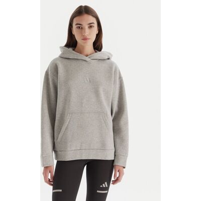 adidas Sweatshirt ALL SZN Holiday Glitter Fleece JV5757 Grau Loose Fit S female adidas Sweatshirt ALL SZN Holiday Glitter Fleece JV5757 Grau Loose Fit S female
