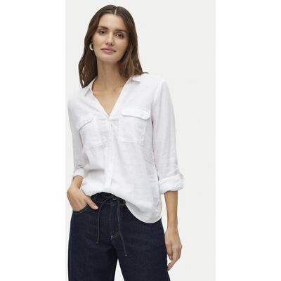 Vero Moda Hemd Linn 10308407 Weiß Regular Fit M female Vero Moda Hemd Linn 10308407 Weiß Regular Fit M female