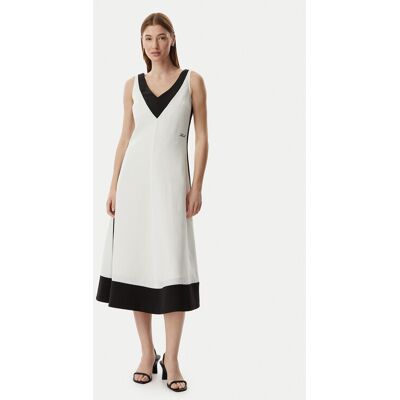 KARL LAGERFELD Sommerkleid B2W13026 Creme Regular Fit 42 female KARL LAGERFELD Sommerkleid B2W13026 Creme Regular Fit 42 female