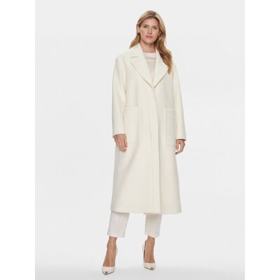 Boss Wollmantel Caridi 50510308 Écru Relaxed Fit 40 female Boss Wollmantel Caridi 50510308 Écru Relaxed Fit 40 female