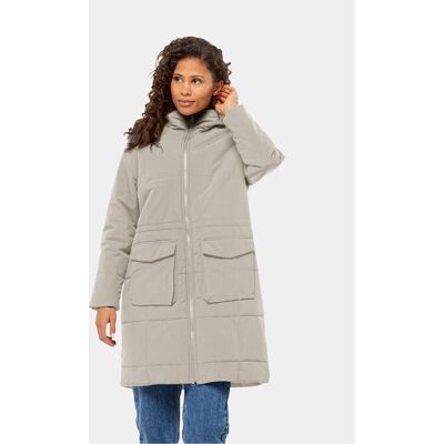 Jack Wolfskin Winterjacke White Frost Parka 1207361 Grau Regular Fit M female Jack Wolfskin Winterjacke White Frost Parka 1207361 Grau Regular Fit M female