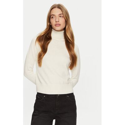 Guess Jeans Rollkragenpullover W4BR15 Z3HO2 Écru Regular Fit XL female Guess Jeans Rollkragenpullover W4BR15 Z3HO2 Écru Regular Fit XL female