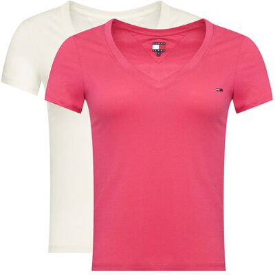 Tommy Jeans T-Shirt-Set DW0DW21367 Bunt Slim Fit XXS female Tommy Jeans T-Shirt-Set DW0DW21367 Bunt Slim Fit XXS female