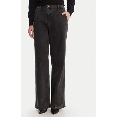 Artigli Jeans Palazzo Vita Alta ADDE003646 Schwarz Wide Leg 48 female Artigli Jeans Palazzo Vita Alta ADDE003646 Schwarz Wide Leg 48 female