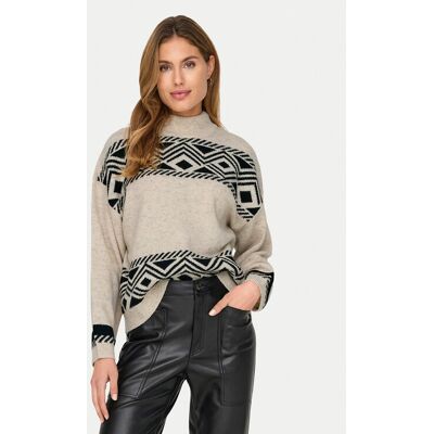ONLY Rollkragenpullover Victoria 15321179 Beige Regular Fit S female ONLY Rollkragenpullover Victoria 15321179 Beige Regular Fit S female