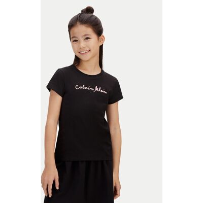 Calvin Klein Jeans T-Shirt LVCKSJA17G Schwarz Regular Fit 14Y female Calvin Klein Jeans T-Shirt LVCKSJA17G Schwarz Regular Fit 14Y female