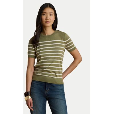 LAUREN RALPH LAUREN T-Shirt Eyelah 200P13973001 Grün Regular Fit L female LAUREN RALPH LAUREN T-Shirt Eyelah 200P13973001 Grün Regular Fit L female