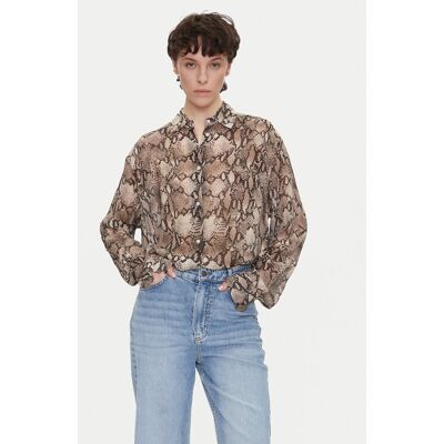 HUGO Hemd The Boyfriend 50539779 Bunt Oversize 40 female HUGO Hemd The Boyfriend 50539779 Bunt Oversize 40 female