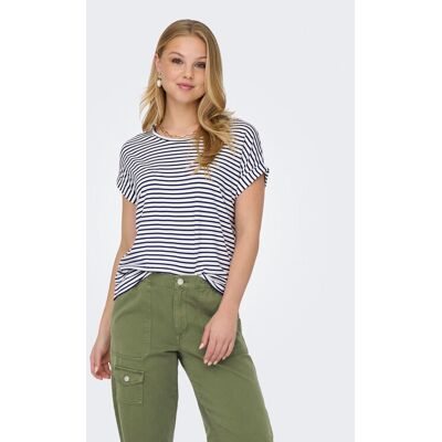 ONLY T-Shirt Moster 15206243 Weiß Regular Fit S female ONLY T-Shirt Moster 15206243 Weiß Regular Fit S female