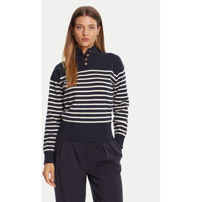 Tommy Hilfiger Pullover WW0WW47467 Dunkelblau Regular Fit XXL female Tommy Hilfiger Pullover WW0WW47467 Dunkelblau Regular Fit XXL female