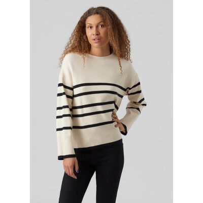 Vero Moda Pullover 10278319 Beige Regular Fit XL female Vero Moda Pullover 10278319 Beige Regular Fit XL female