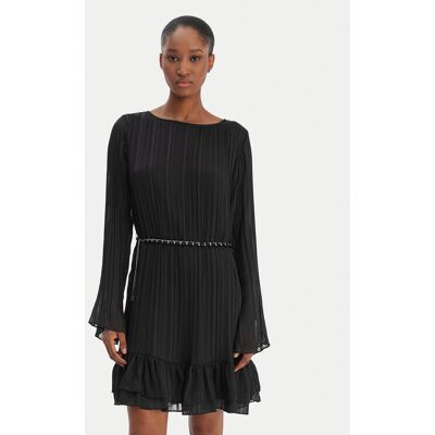 Guess Kleid für den Alltag W6RK37 WJ712 Schwarz Regular Fit M female Guess Kleid für den Alltag W6RK37 WJ712 Schwarz Regular Fit M female
