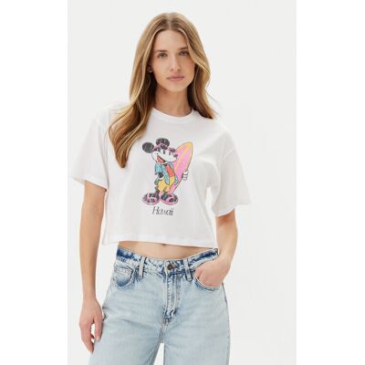 ONLY T-Shirt Mickey Minnie 15348126 Weiß Regular Fit XL female ONLY T-Shirt Mickey Minnie 15348126 Weiß Regular Fit XL female