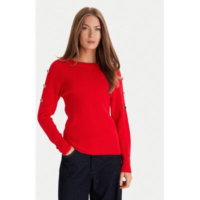 Morgan Pullover 252-MTECNA Rot Regular Fit XS female Morgan Pullover 252-MTECNA Rot Regular Fit XS female