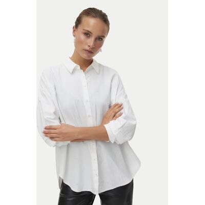 Vero Moda Hemd Fanni 10337791 Weiß Oversize M female Vero Moda Hemd Fanni 10337791 Weiß Oversize M female