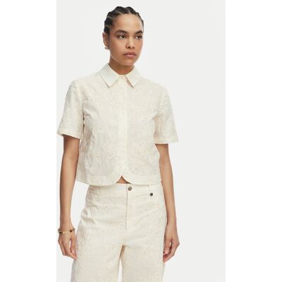 Liu Jo Hemd WA6508 T472A Creme Regular Fit 40 female Liu Jo Hemd WA6508 T472A Creme Regular Fit 40 female