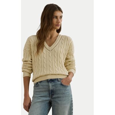 LAUREN RALPH LAUREN Pullover 200971374002 Beige Relaxed Fit XXL female LAUREN RALPH LAUREN Pullover 200971374002 Beige Relaxed Fit XXL female