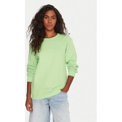 Roxy Sweatshirt Surf Stoked ERJFT05018 Grün Regular Fit S female Roxy Sweatshirt Surf Stoked ERJFT05018 Grün Regular Fit S female
