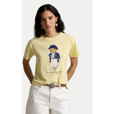 Polo Ralph Lauren T-Shirt 211B17792001 Hellgelb Regular Fit XXS female Polo Ralph Lauren T-Shirt 211B17792001 Hellgelb Regular Fit XXS female